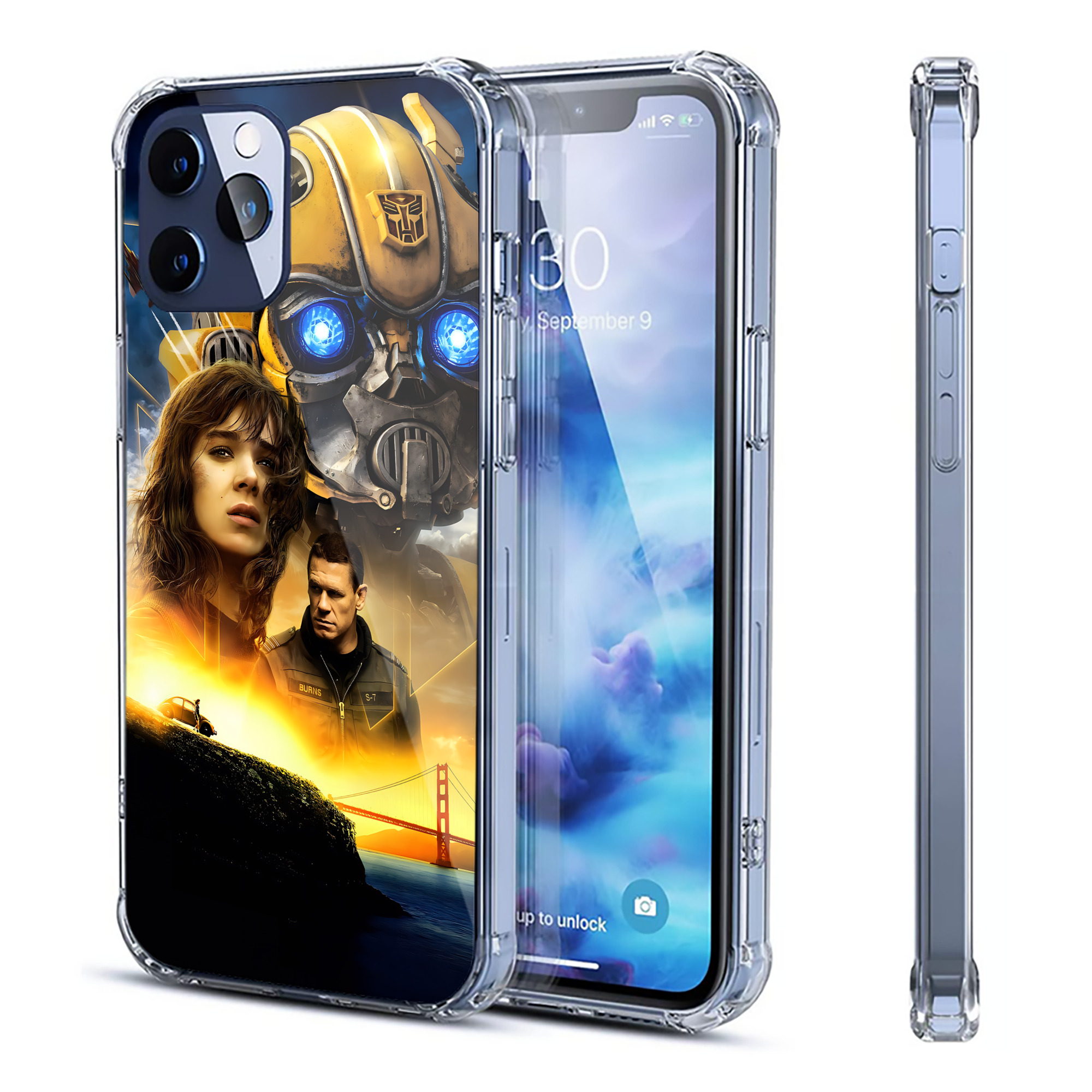 （画像用） Transformers トランスフォーマー 【iPhone 12シリーズ対応】透明スマホケース（クリアソフトケース）